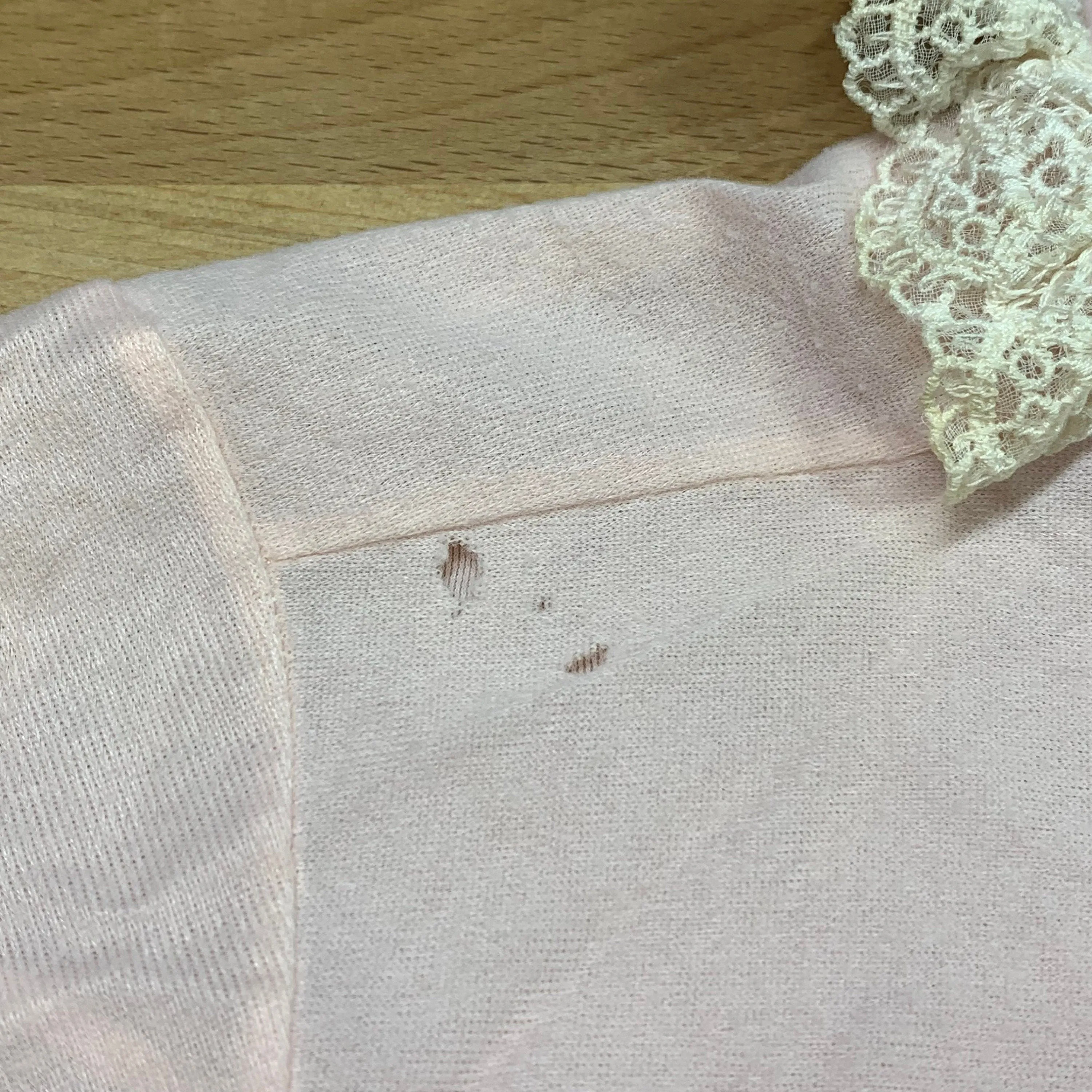 1950s Baby Pink Bed Jacket - Small