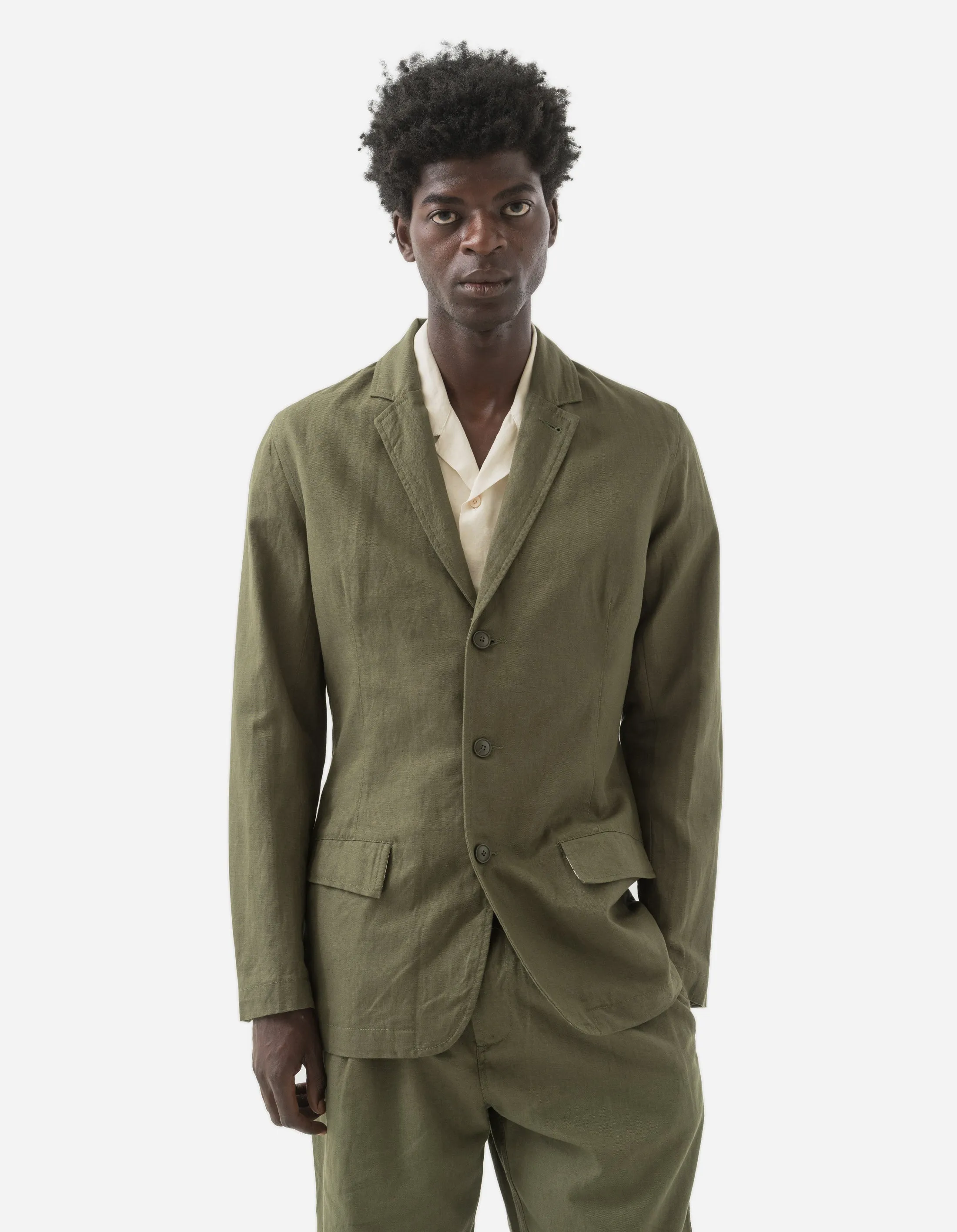 5287 Hemp Blazer Olive OG-107F