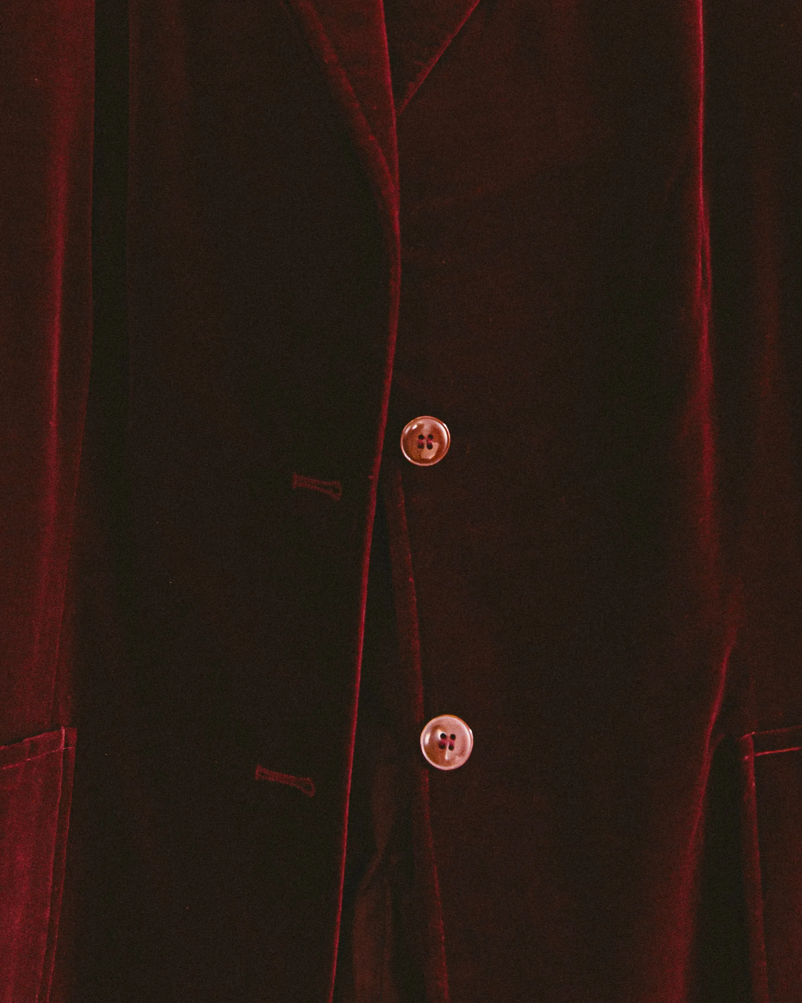 70's Burgundy Velvet Blazer