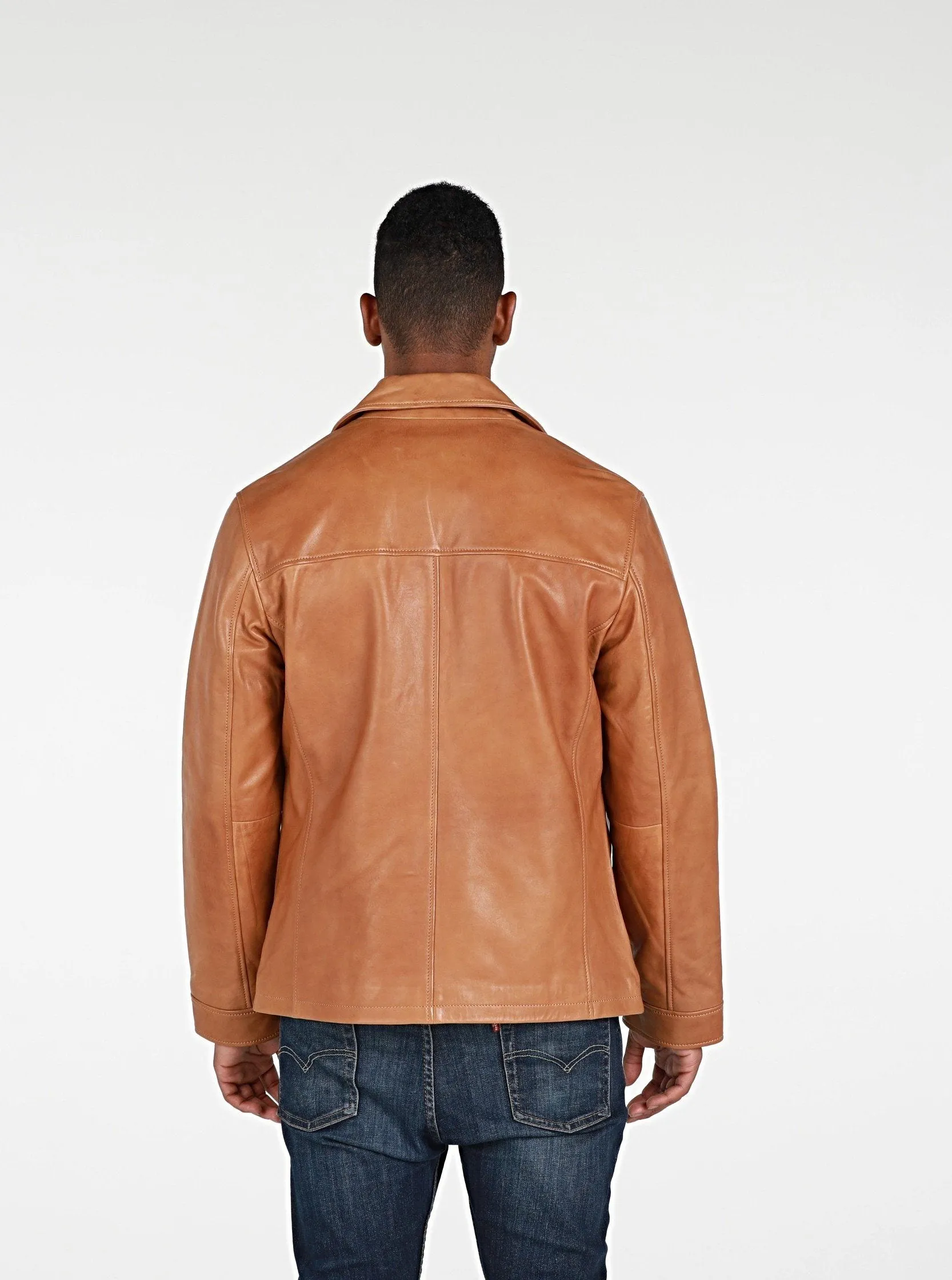 Abbyse Mens Leather Jacket Lambskin