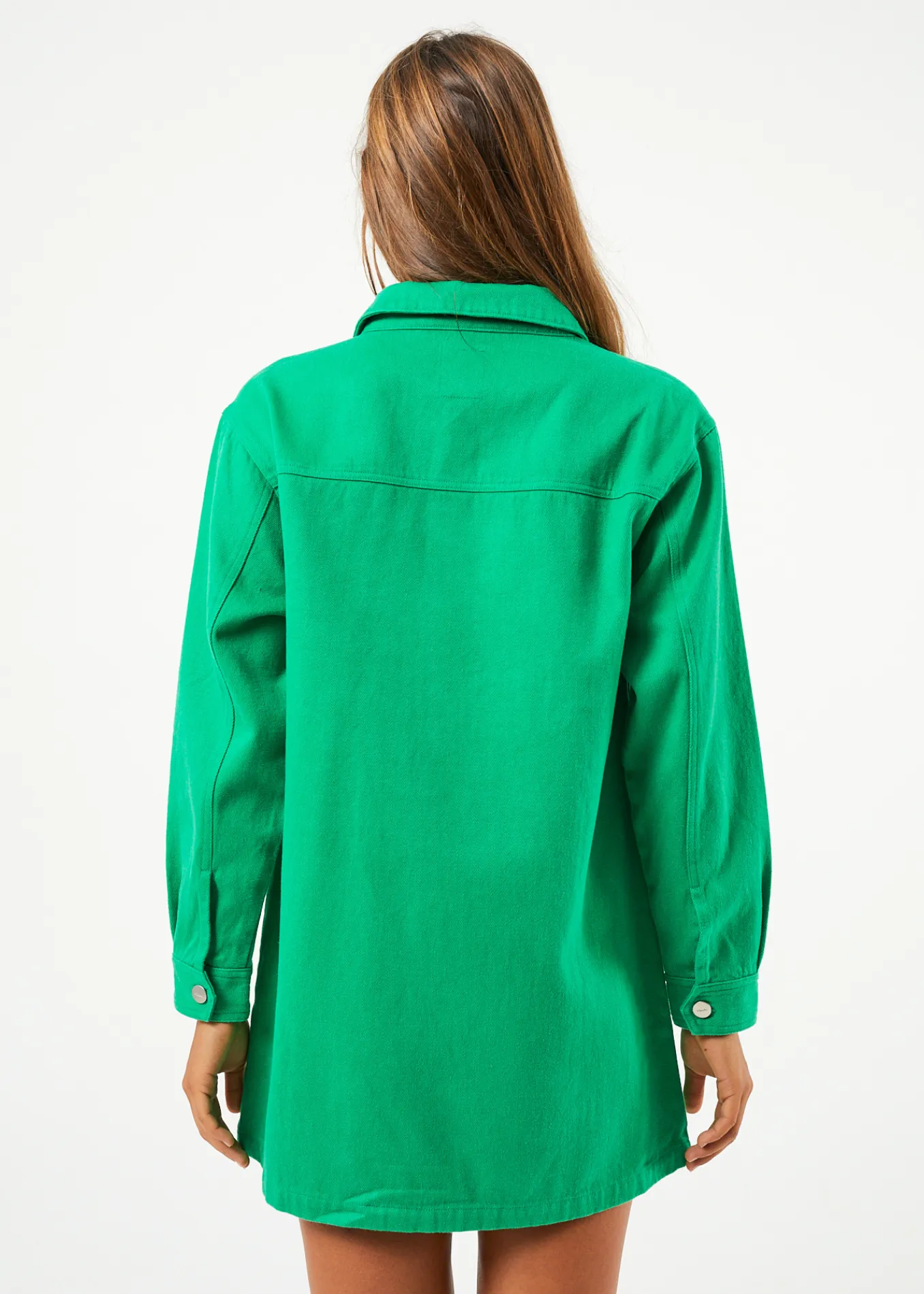 AFENDS Womens Sleepy Hollow Tori - Twill Dress - Forest