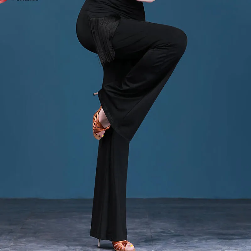 Bell Bottoms Tassel Latin/Ballroom Pants