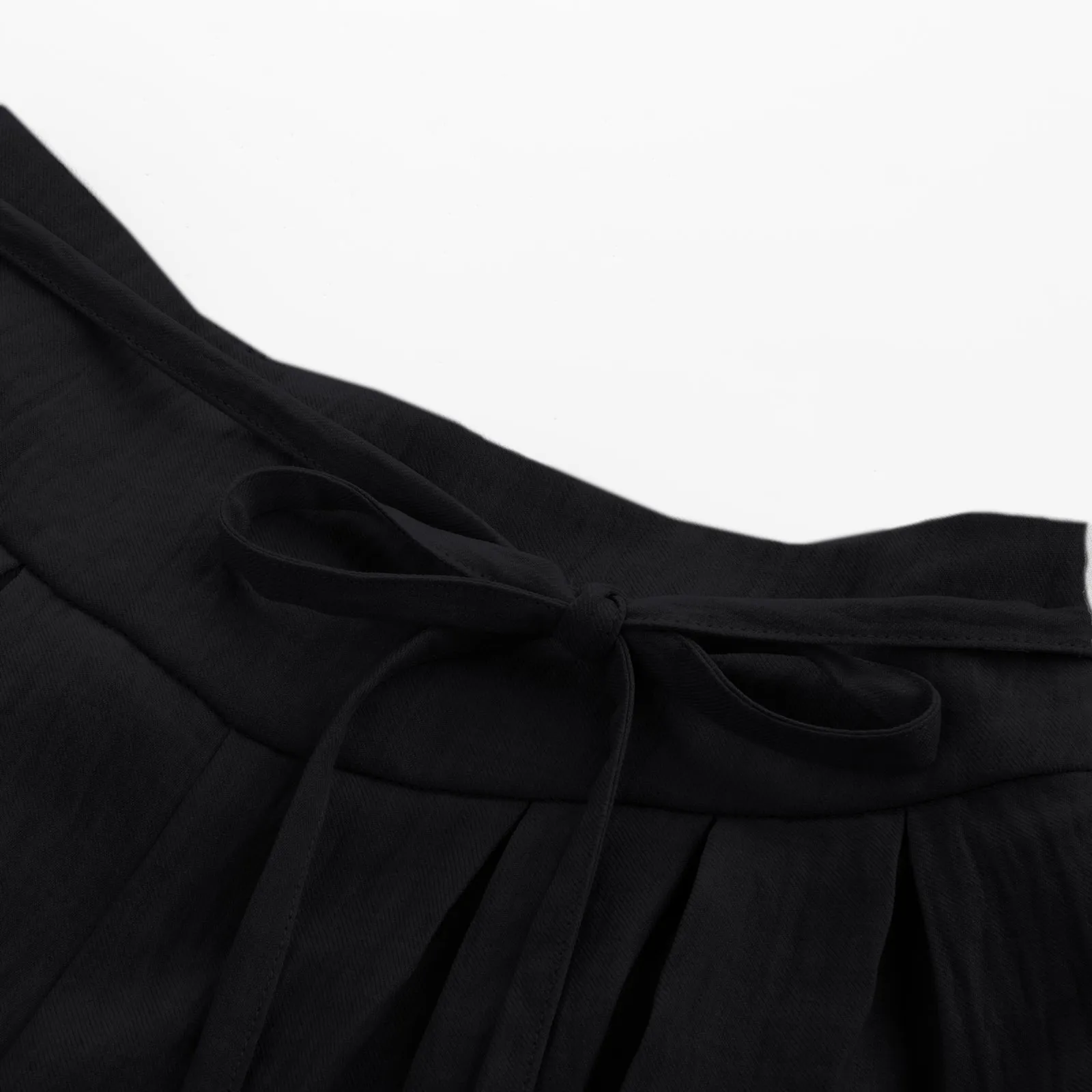BP Women Vintage Wide Leg Pants Elastic Waist Pleated Palazzo Pants