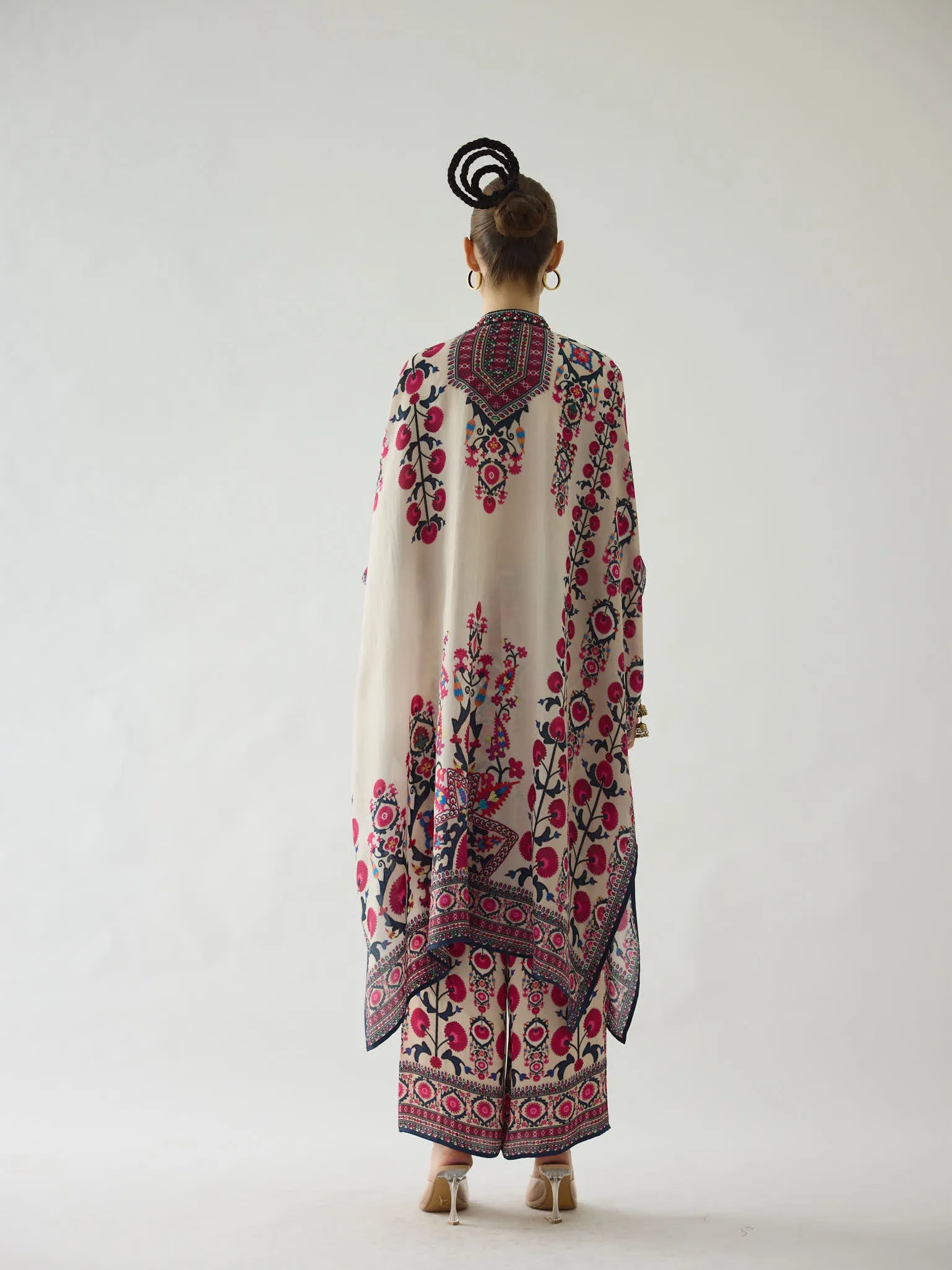 Bukhara Raspberry Chantelle Tunic Set