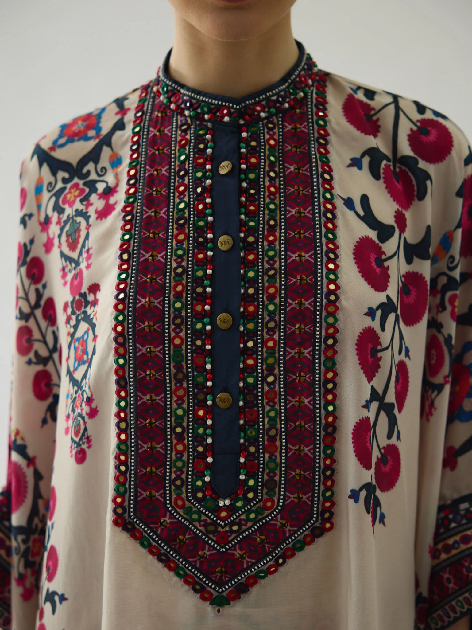 Bukhara Raspberry Chantelle Tunic Set