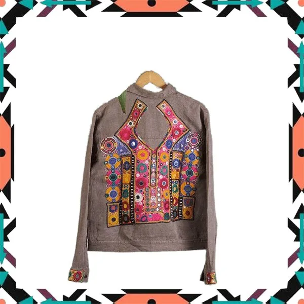 Canvas Patchwork Jacket