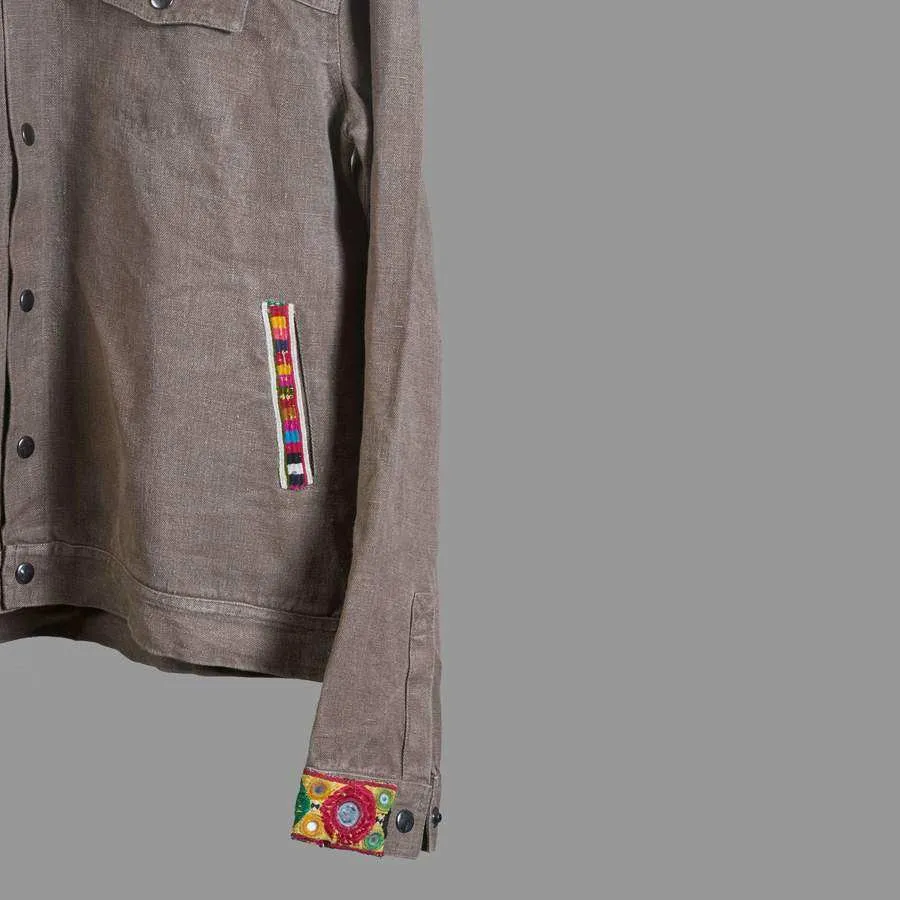 Canvas Patchwork Jacket