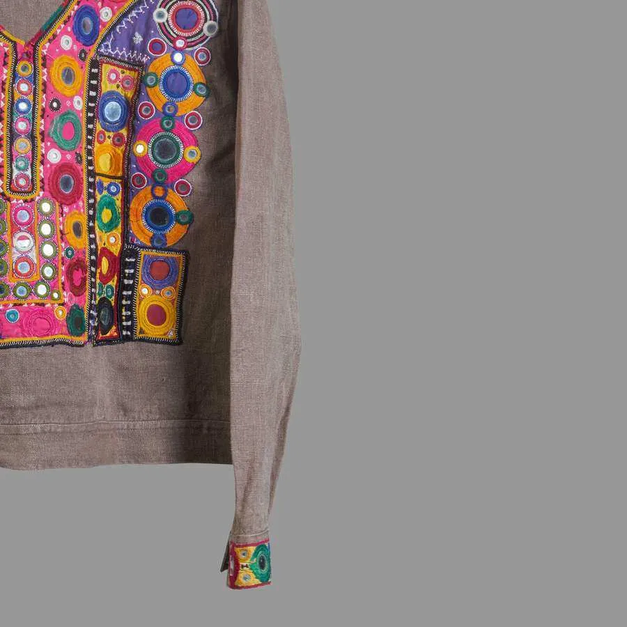 Canvas Patchwork Jacket