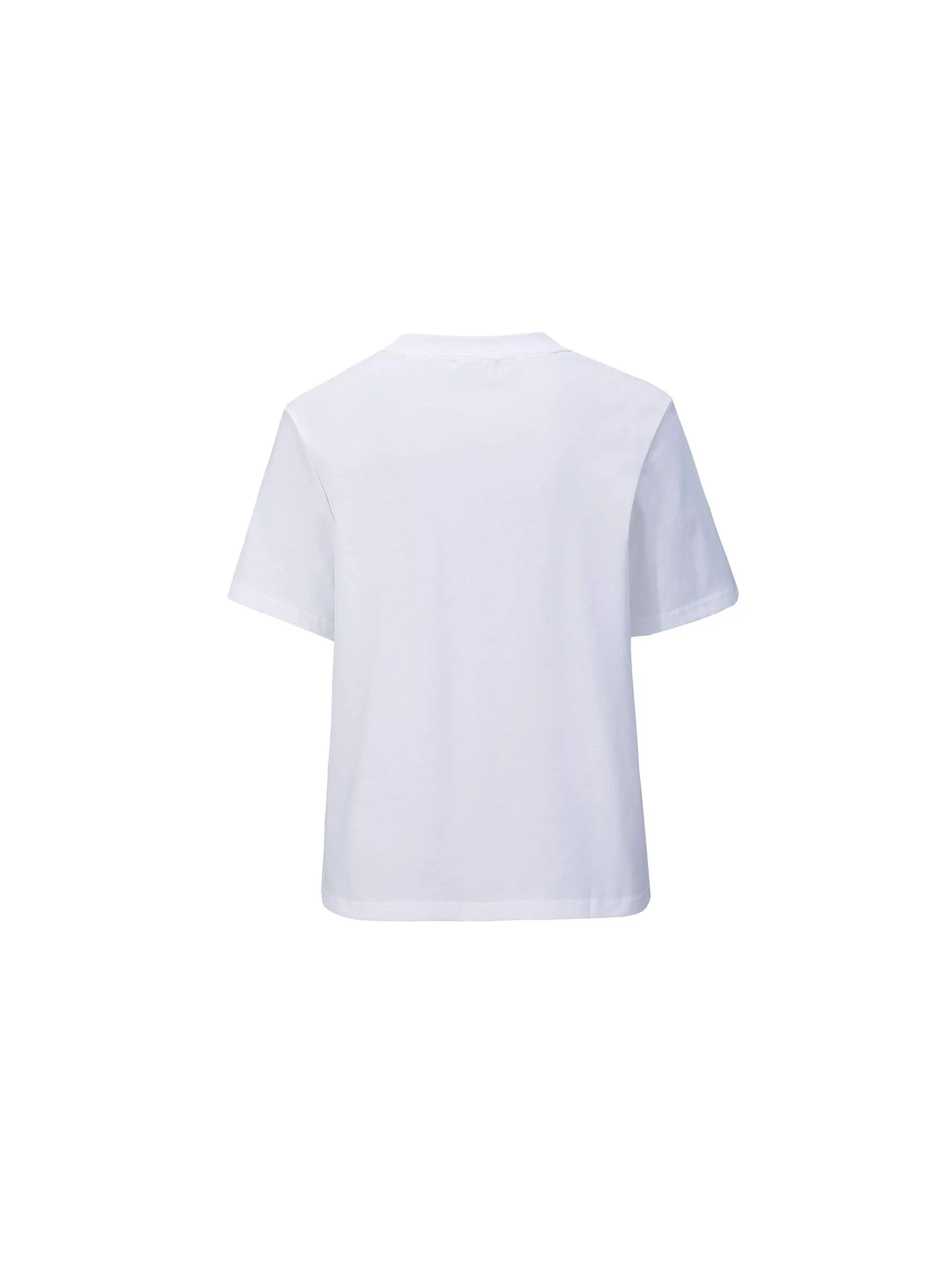 Contrast Color 3D Bow Casual T-shirt