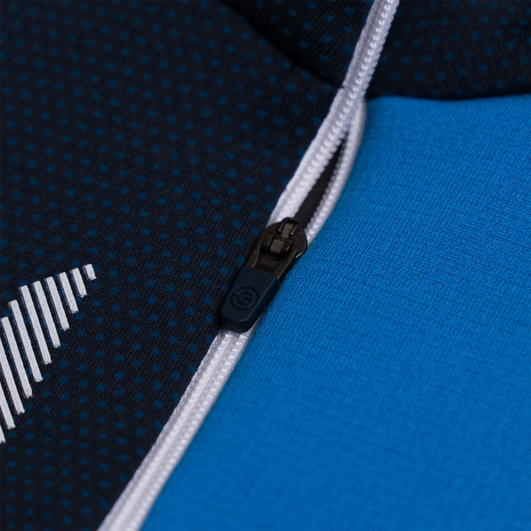 Daxton Half Zip Insula Blue/Navy/White - SS24