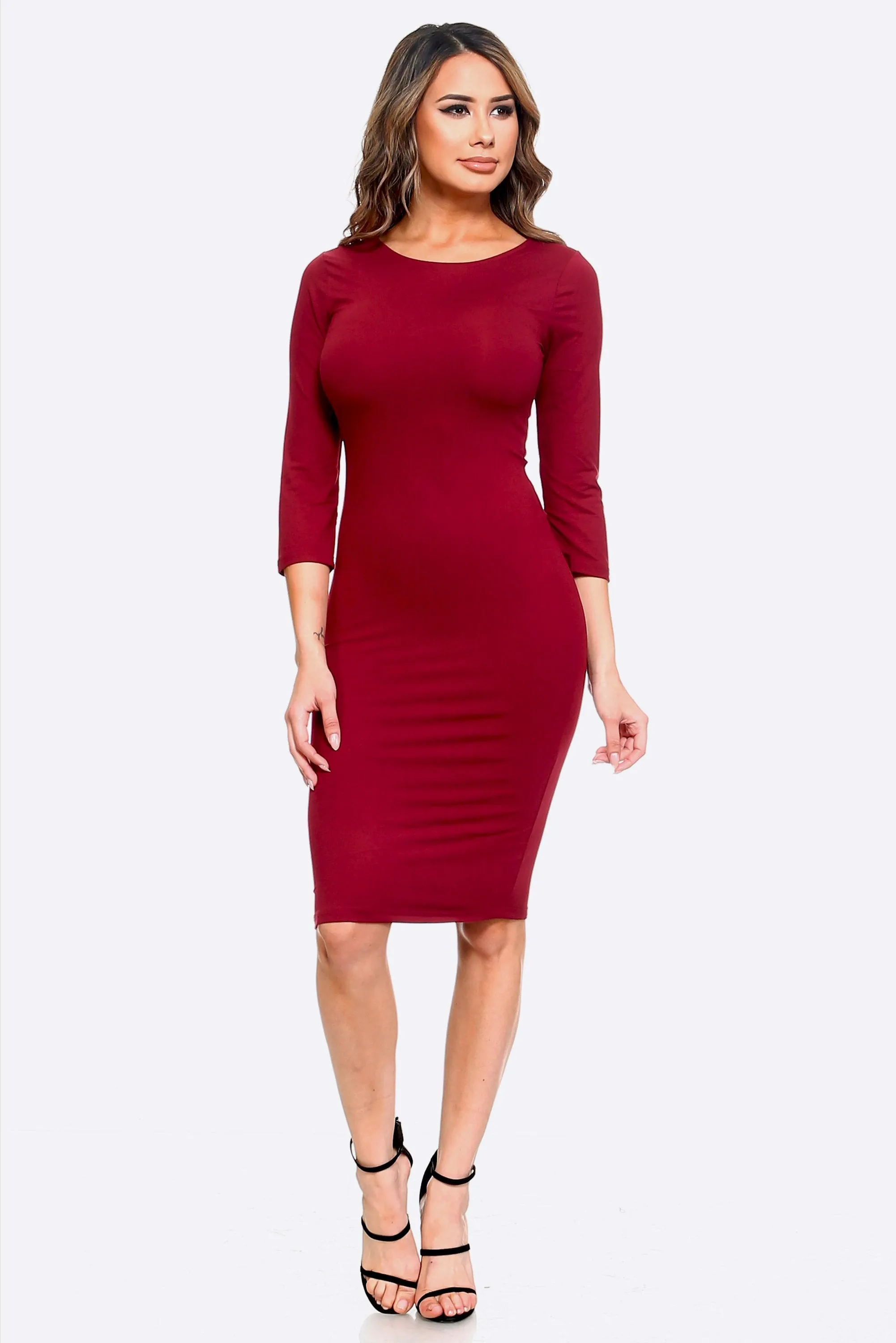 Day or Night Bodycon Midi Dress