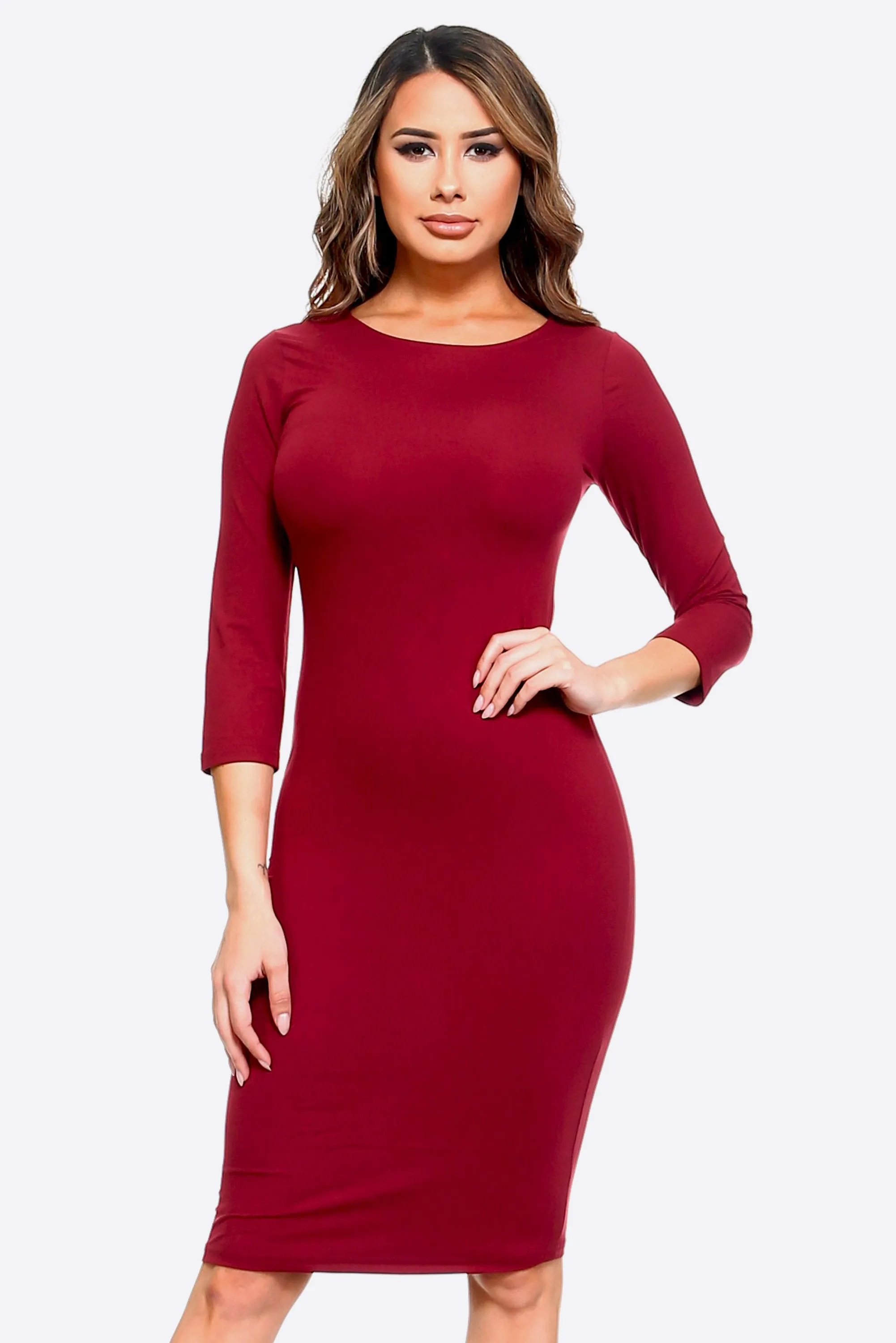 Day or Night Bodycon Midi Dress
