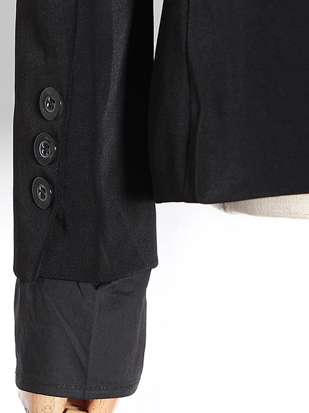 Deconstructed Satin Blazer
