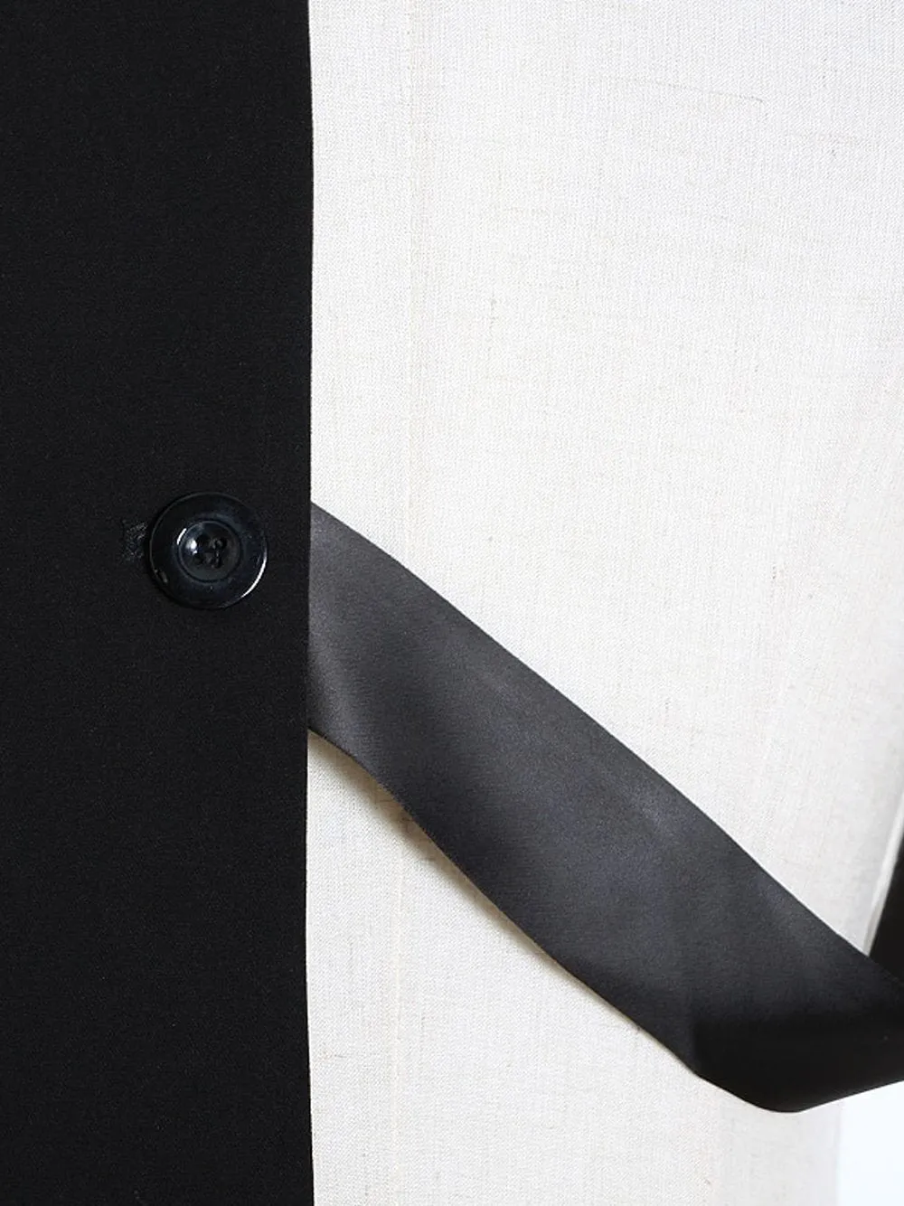 Deconstructed Satin Blazer