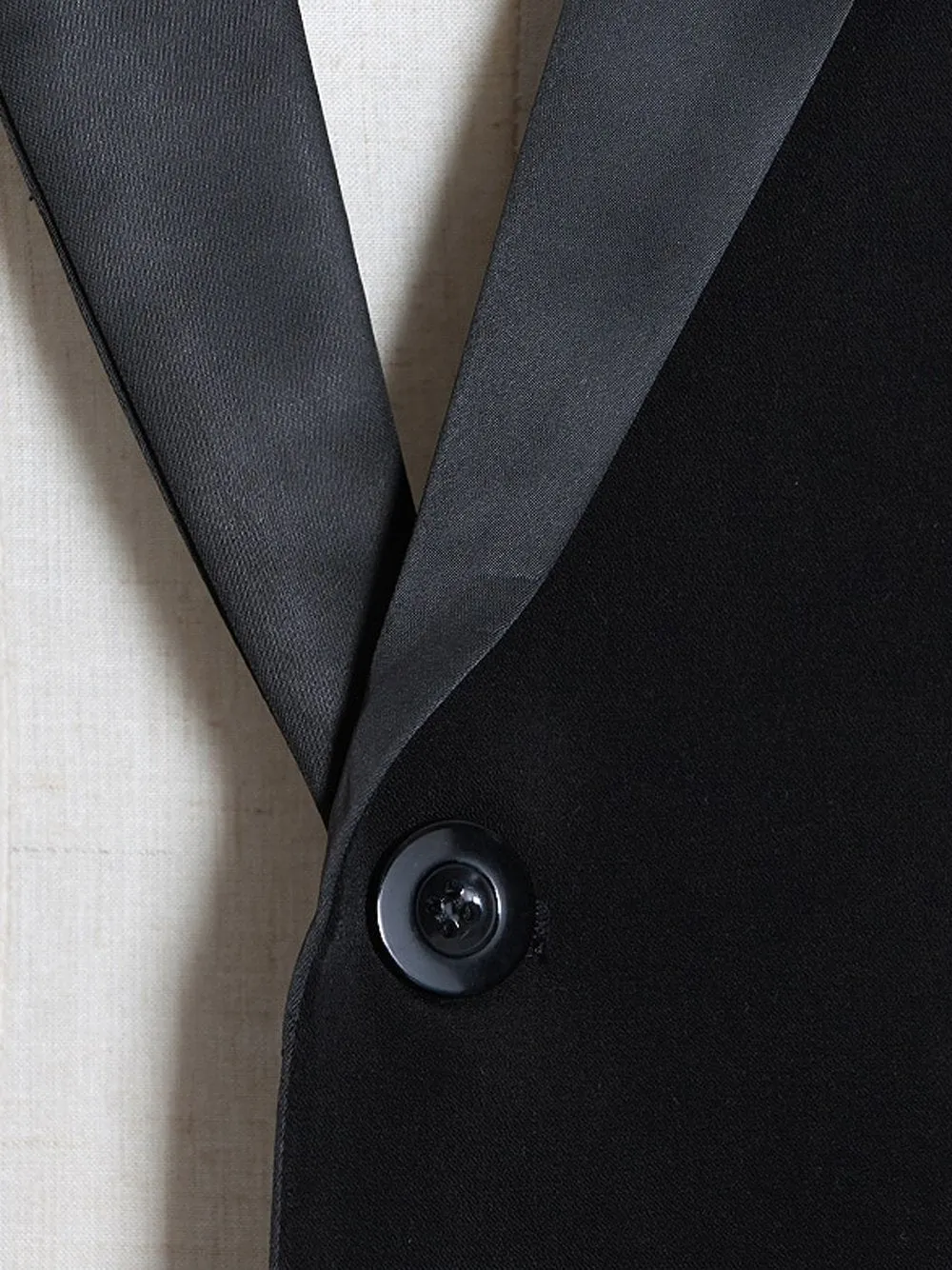 Deconstructed Satin Blazer