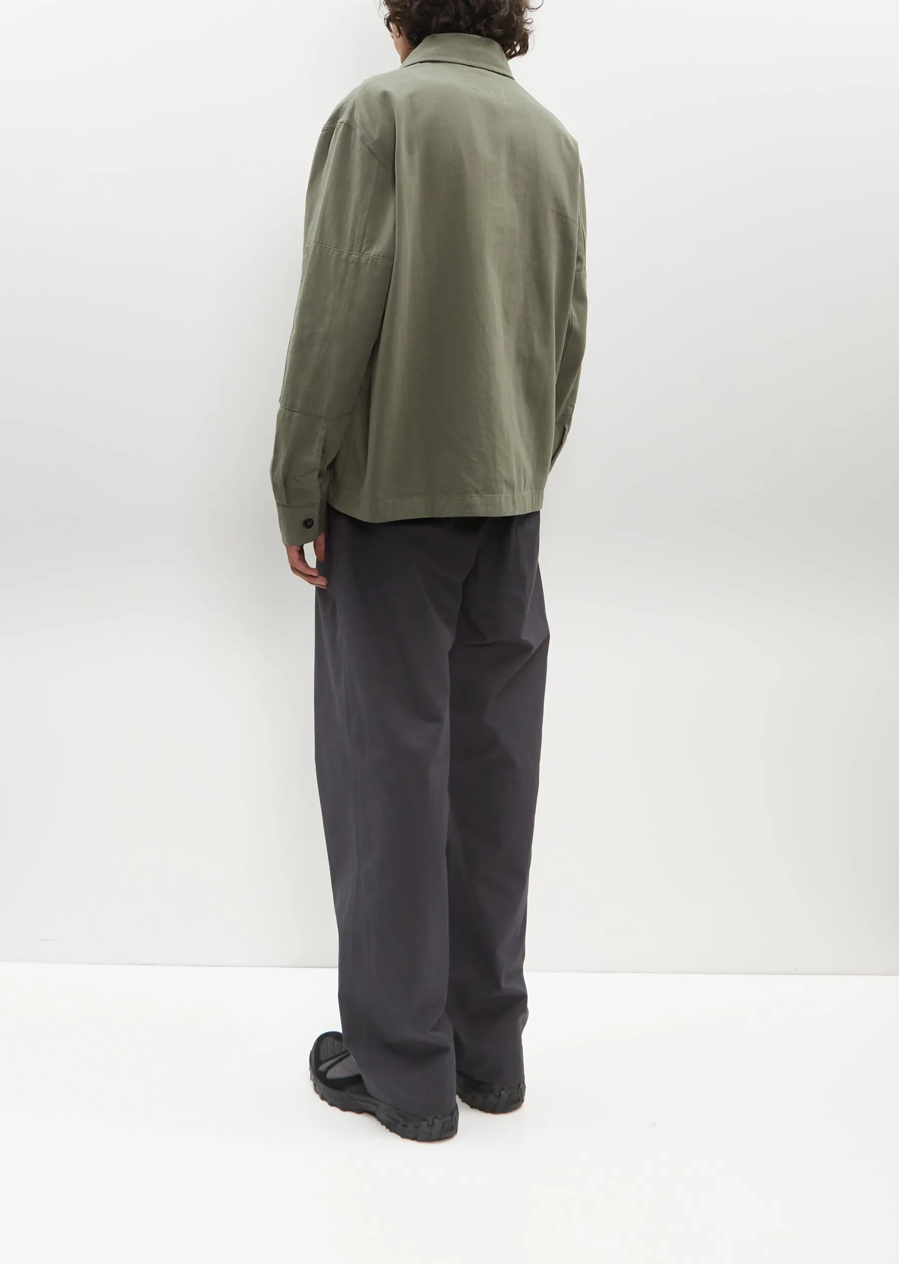 Drawcord Jacket — Uniform Green