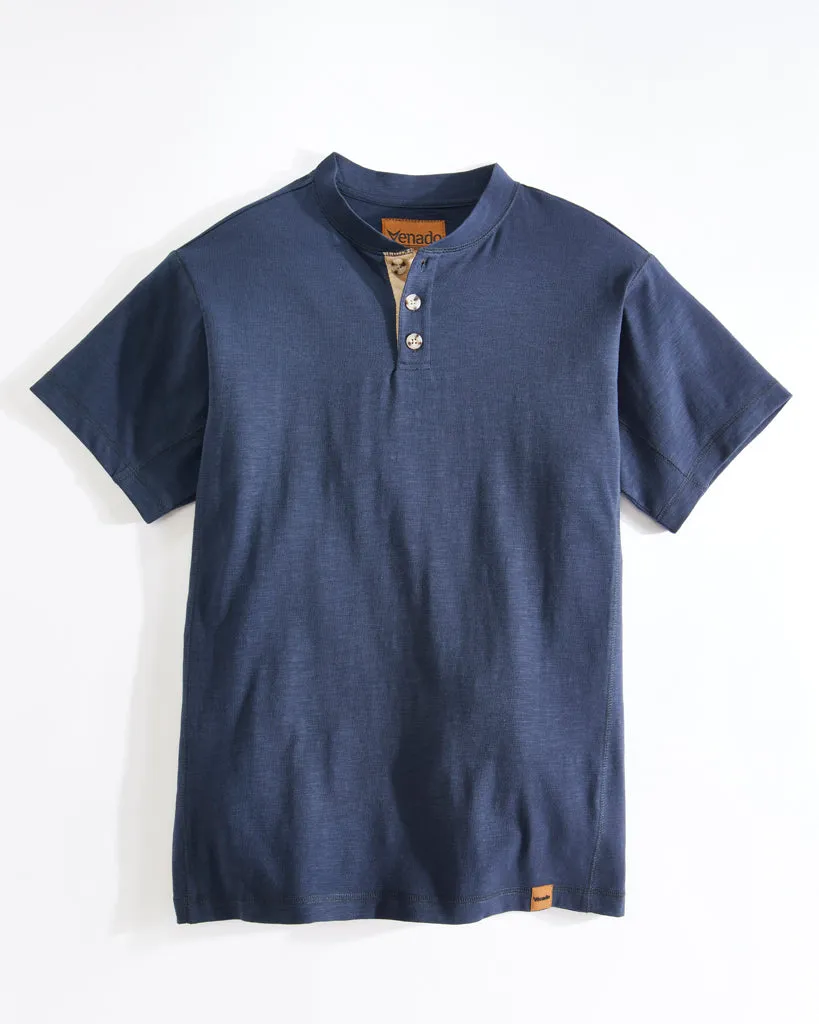 Flex Henley | Short Sleeve