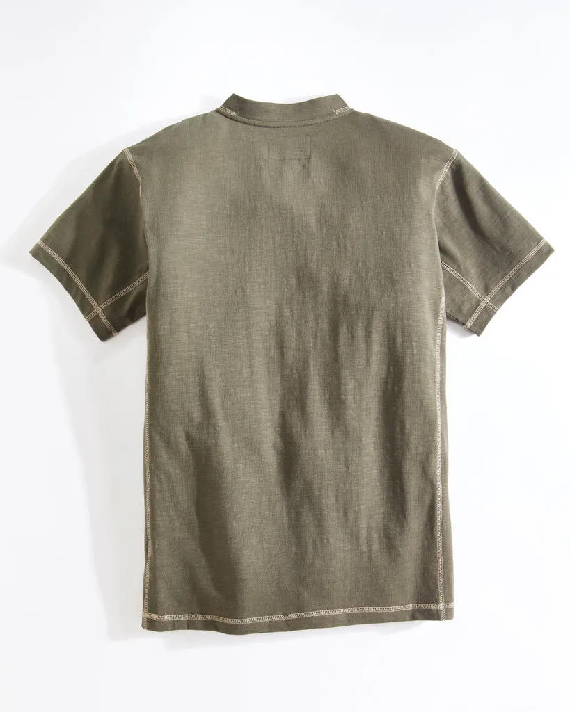 Flex Henley | Short Sleeve