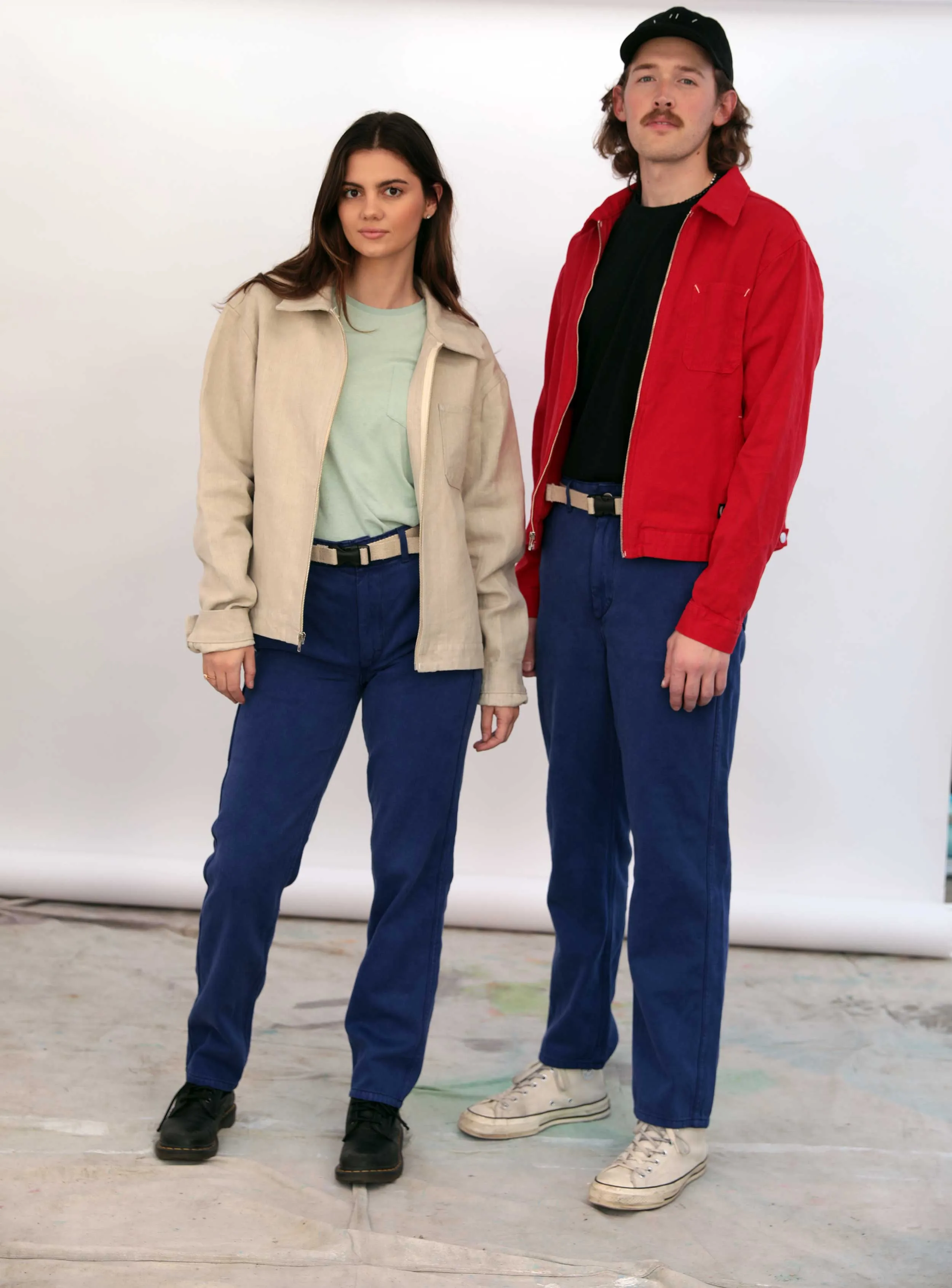 Hemp After-Work Jacket - Blue Denim