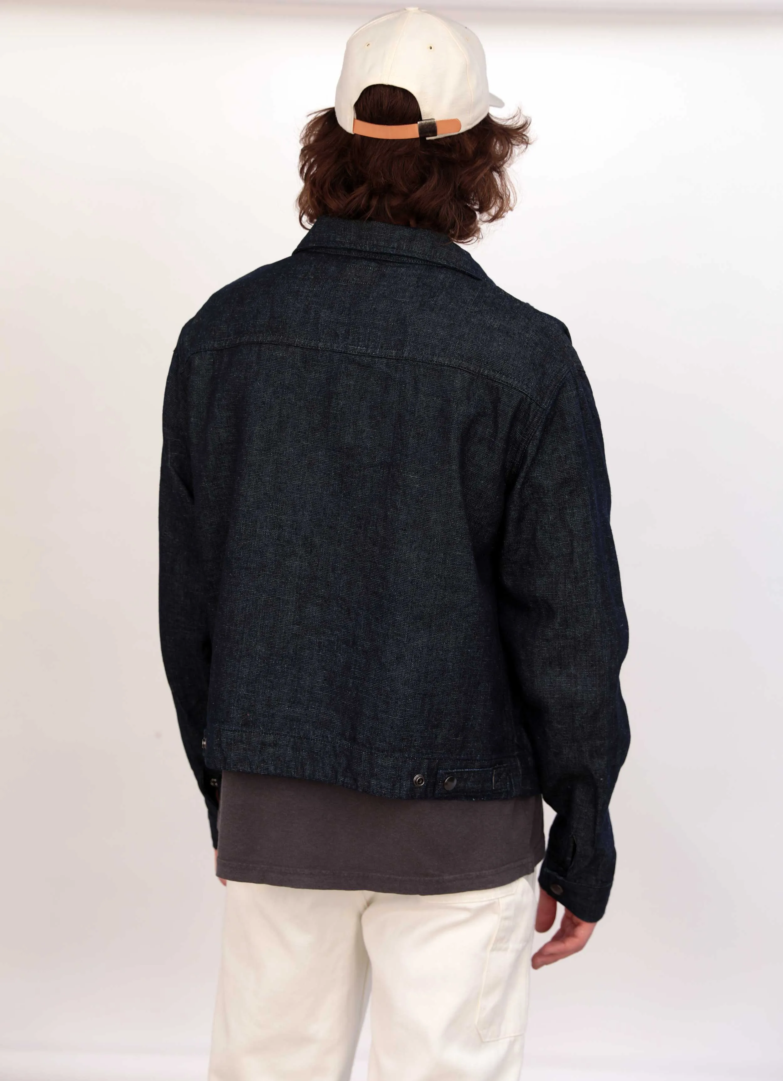 Hemp After-Work Jacket - Blue Denim