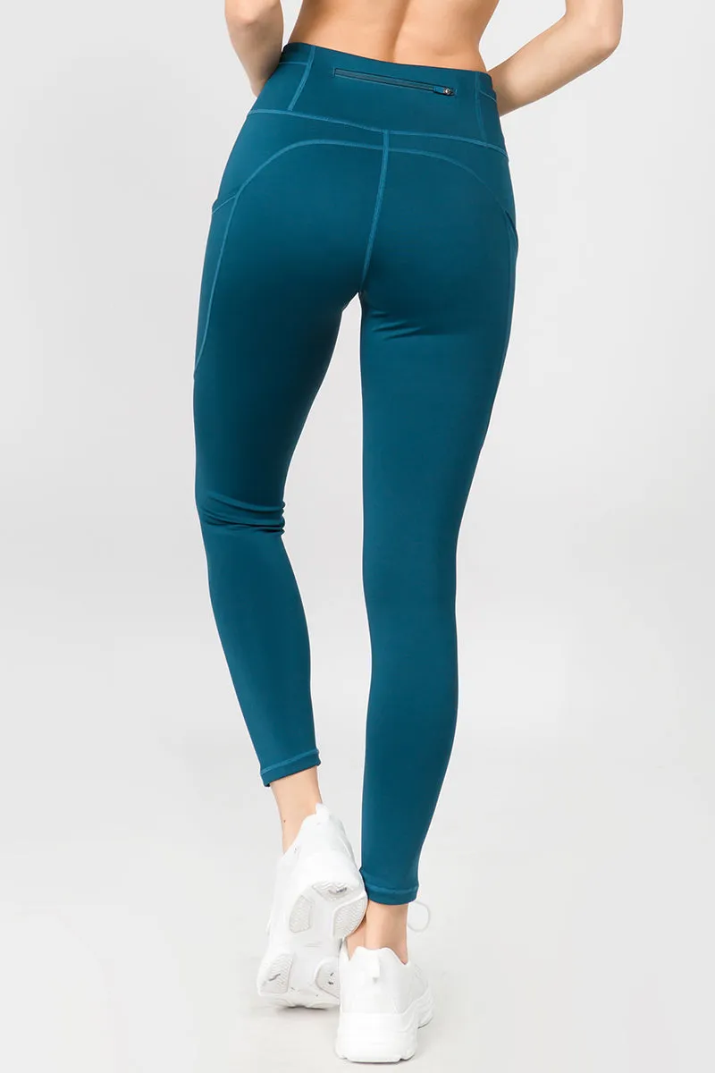 High Rise 5-Pocket Workout Leggings