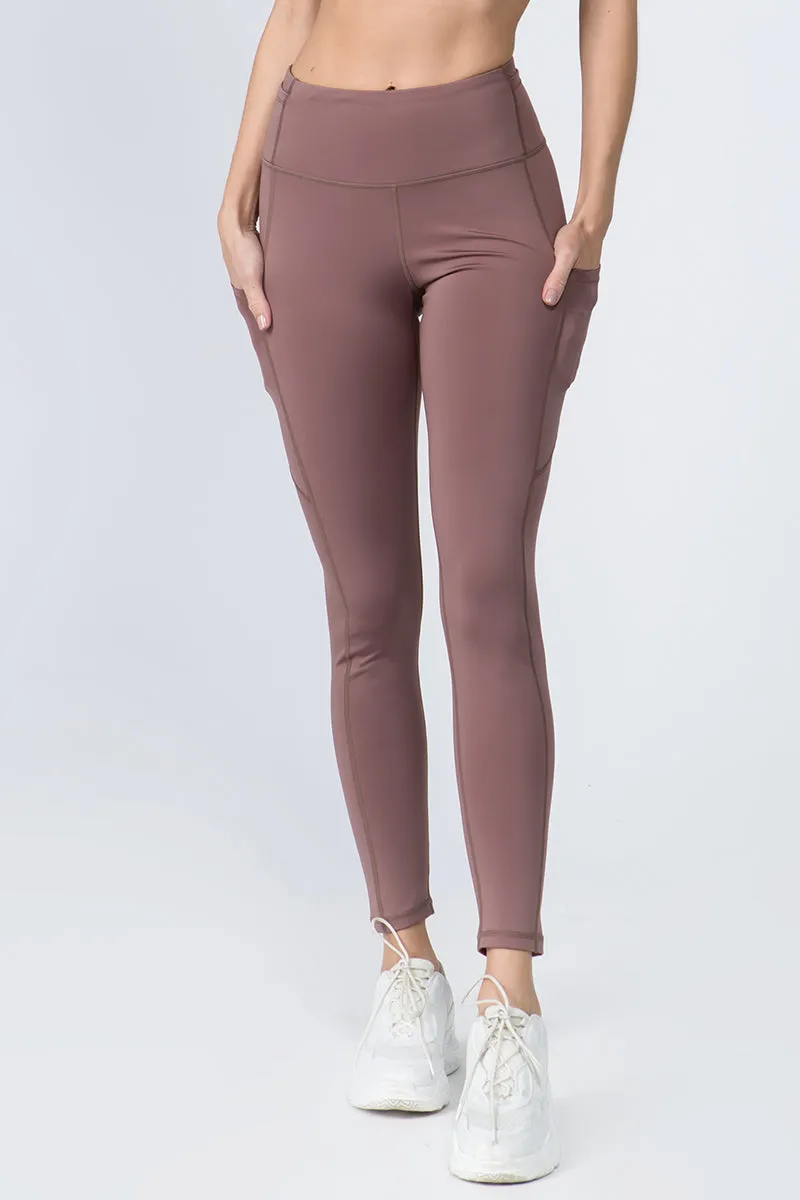 High Rise 5-Pocket Workout Leggings