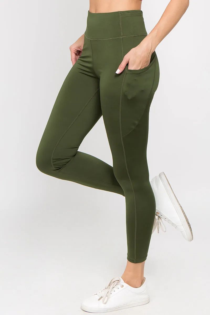 High Rise 5-Pocket Workout Leggings