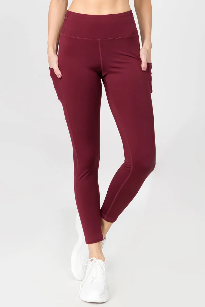High Rise 5-Pocket Workout Leggings