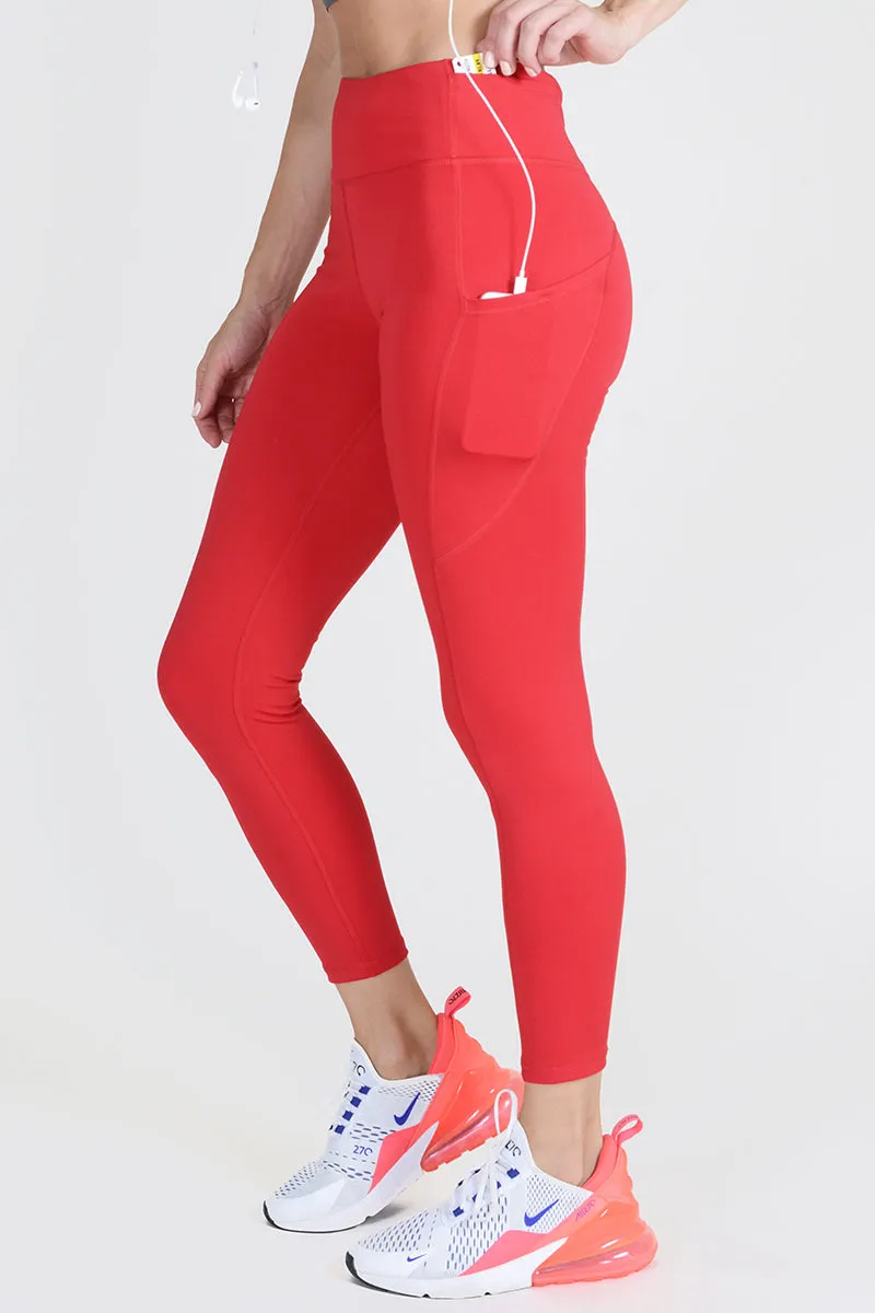 High Rise 5-Pocket Workout Leggings