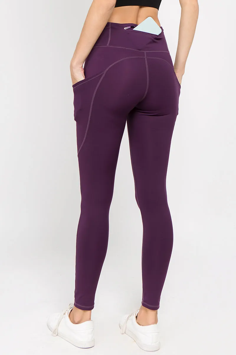 High Rise 5-Pocket Workout Leggings