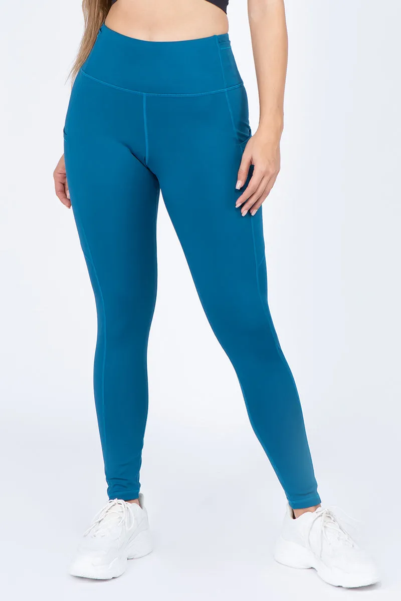 High Rise 5-Pocket Workout Leggings