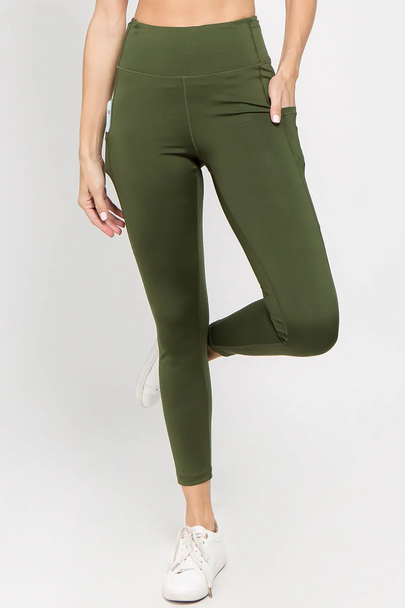 High Rise 5-Pocket Workout Leggings
