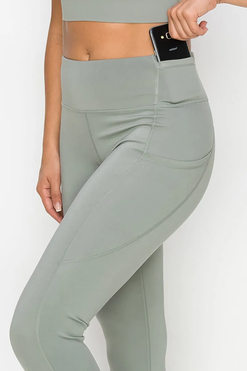 High Rise 5-Pocket Workout Leggings