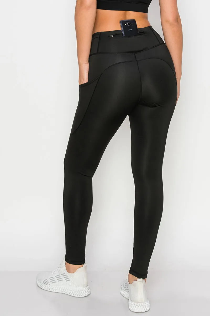 High Rise 5-Pocket Workout Leggings