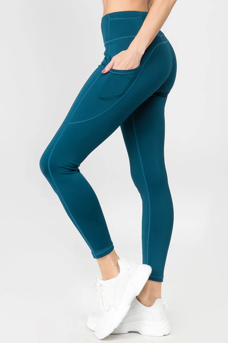 High Rise 5-Pocket Workout Leggings