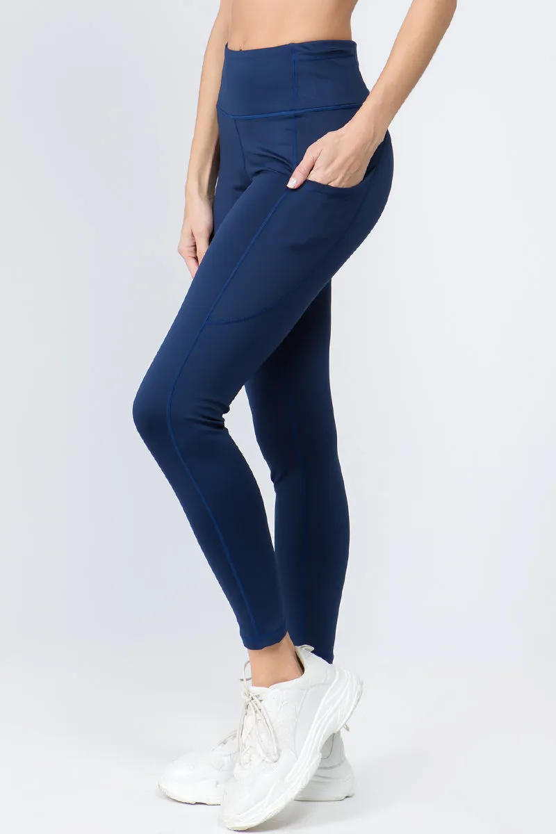 High Rise 5-Pocket Workout Leggings