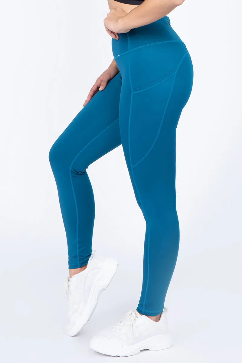 High Rise 5-Pocket Workout Leggings