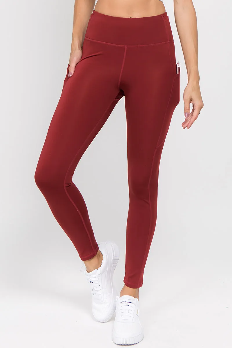 High Rise 5-Pocket Workout Leggings