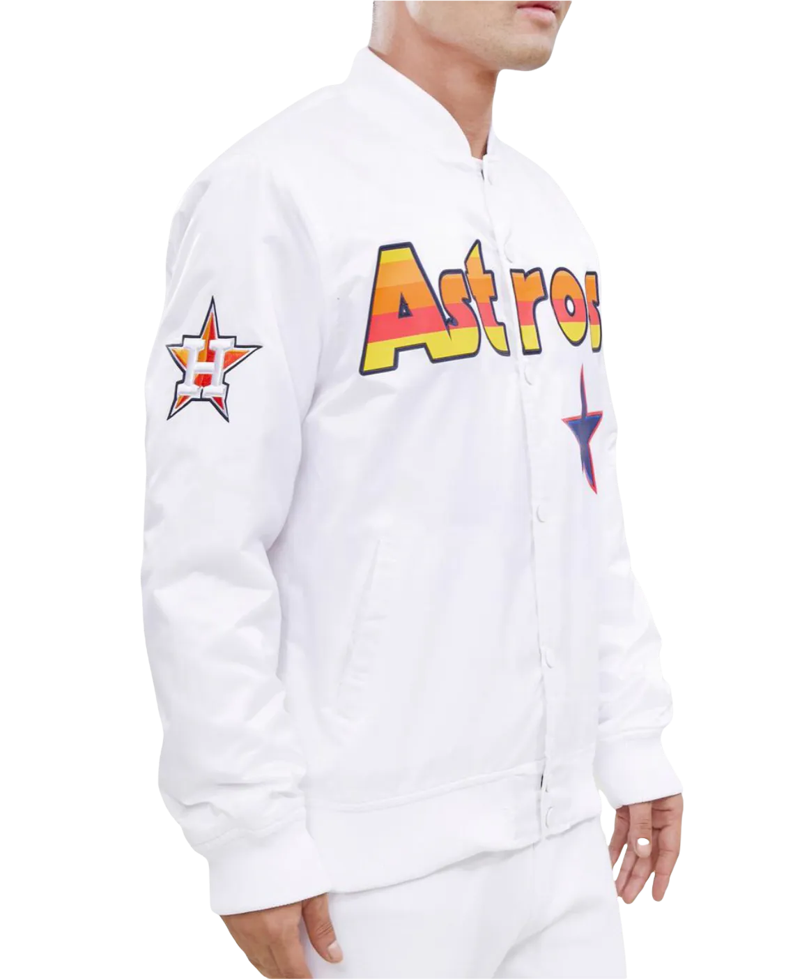 HOU. ASTROS SATIN JACKET