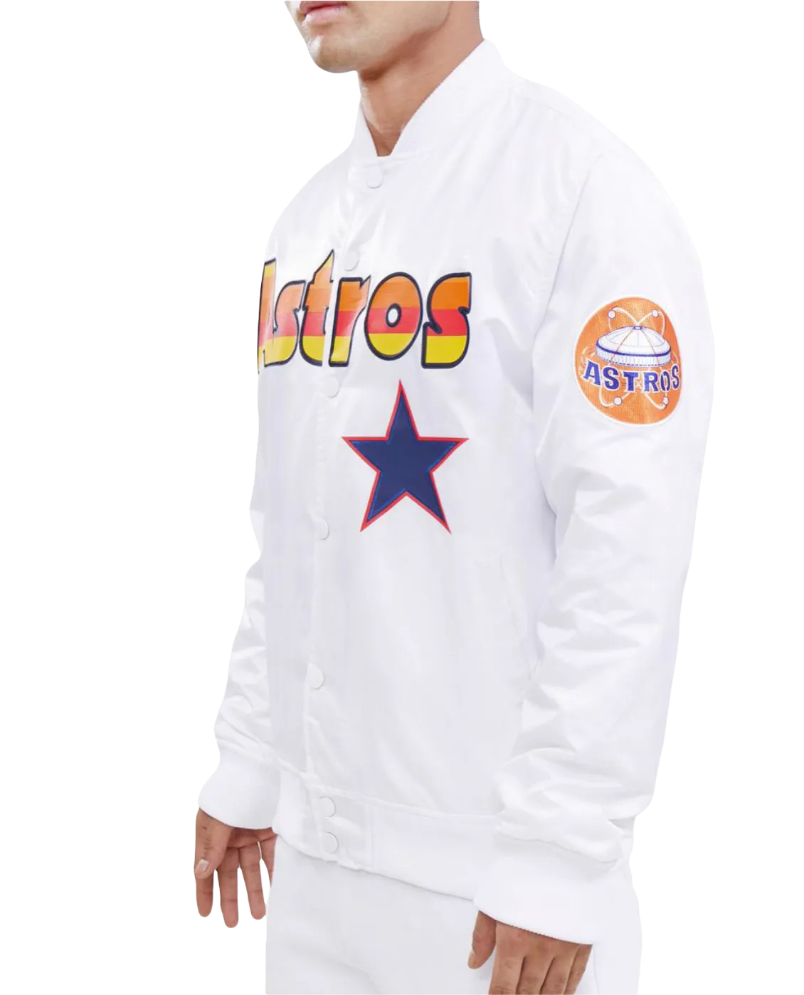 HOU. ASTROS SATIN JACKET