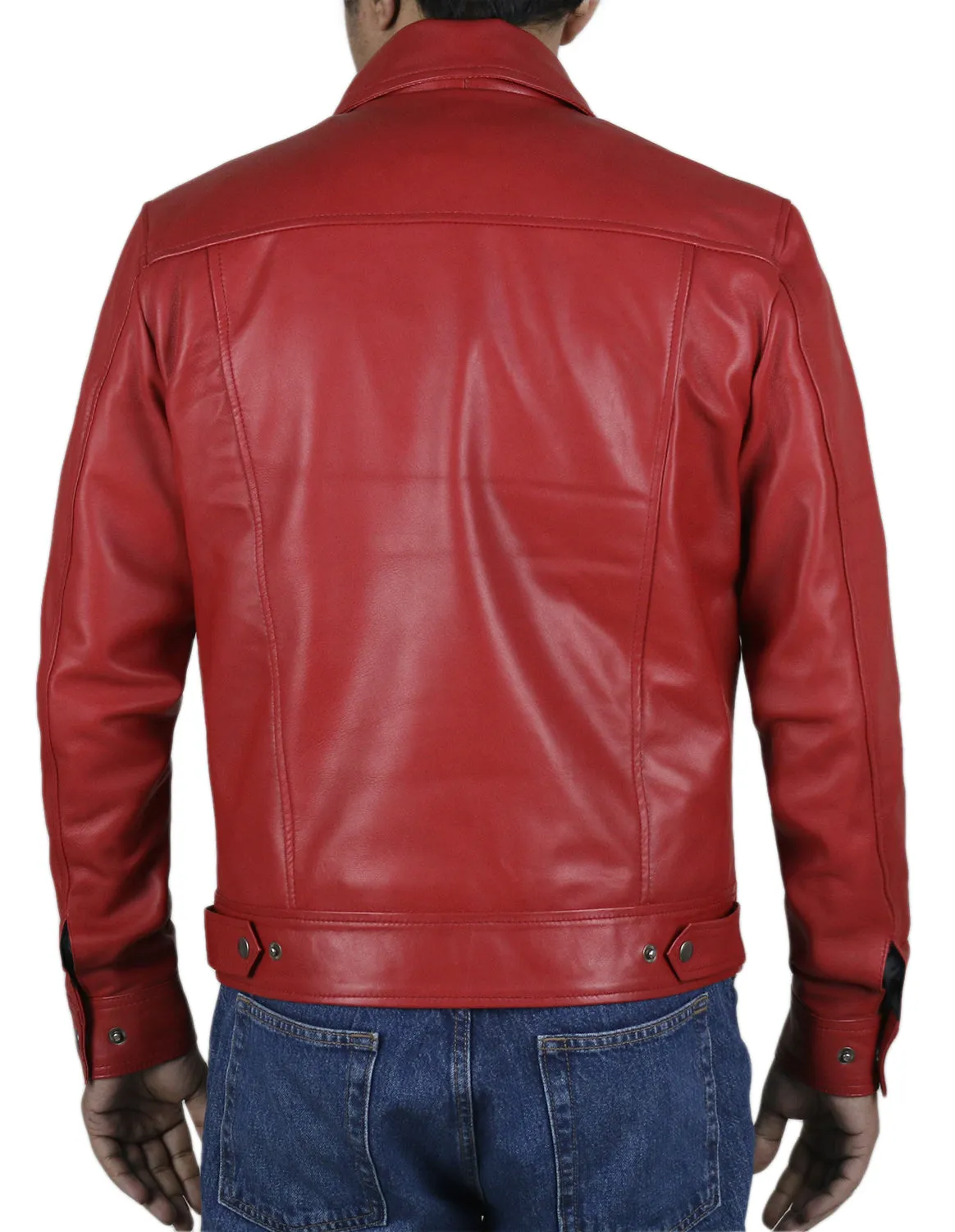 Leather Jackets Hub Mens Genuine Lambskin Leather Jacket (Black, Aviator Jacket) - 1501200