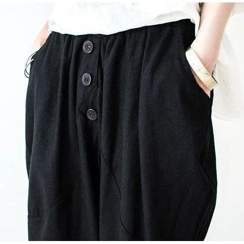 Loose Linen Trousers