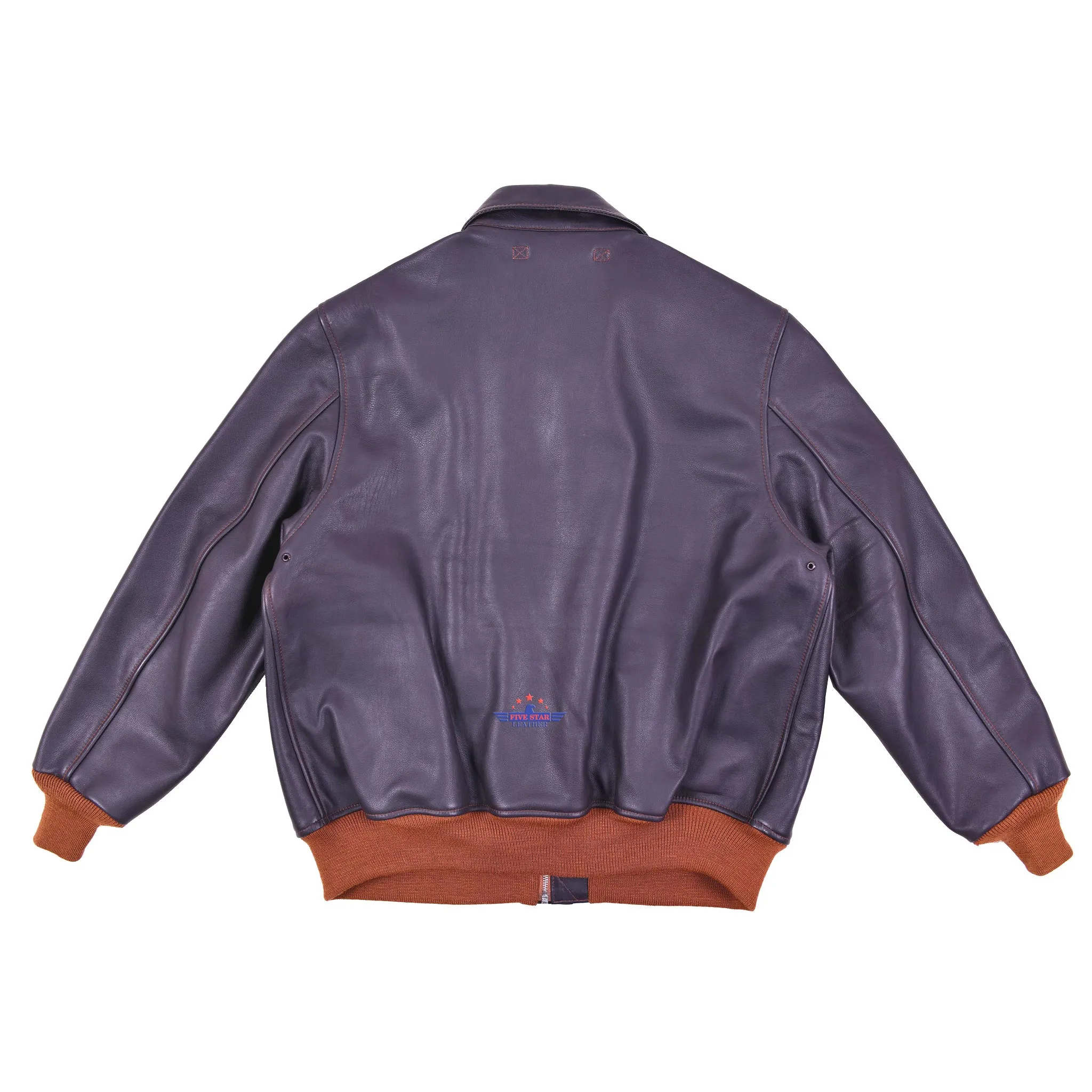 MEN A2 REPRO 1939 WERBER SPORTSWEAR MILITARY FLIGHT STEER HIDE LEATHER JACKET