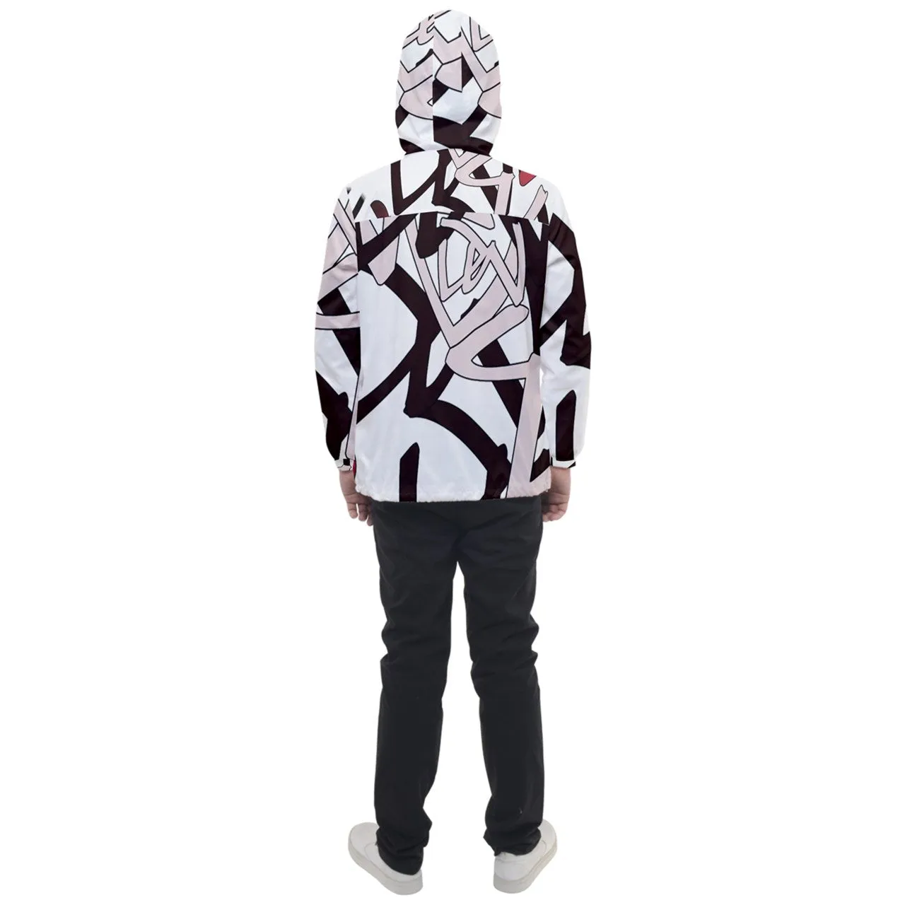 Men's Front Pocket Pullover Windbreaker