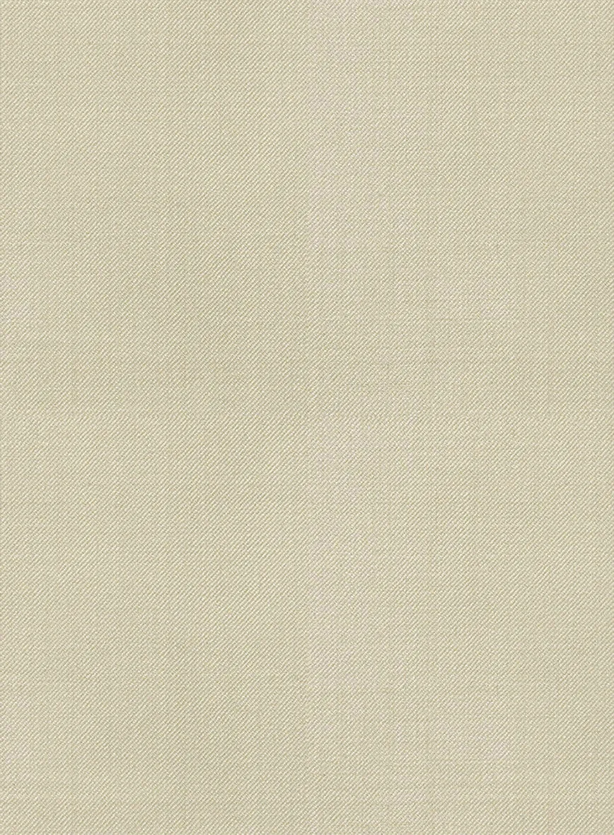 Napolean Light Beige Wool Tuxedo Suit