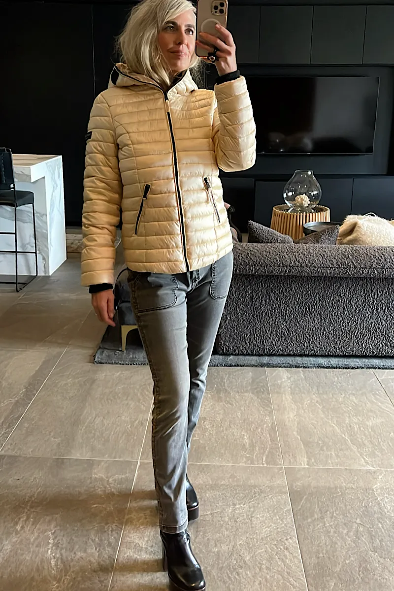 Navahoo Gold Puffer Jacket