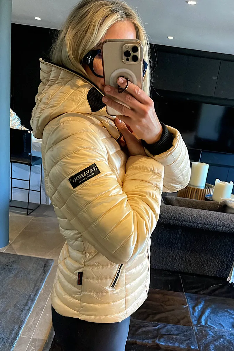 Navahoo Gold Puffer Jacket