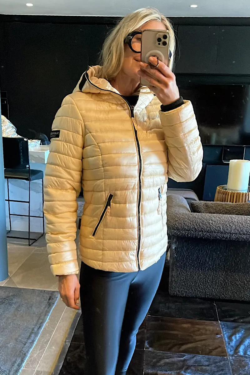 Navahoo Gold Puffer Jacket