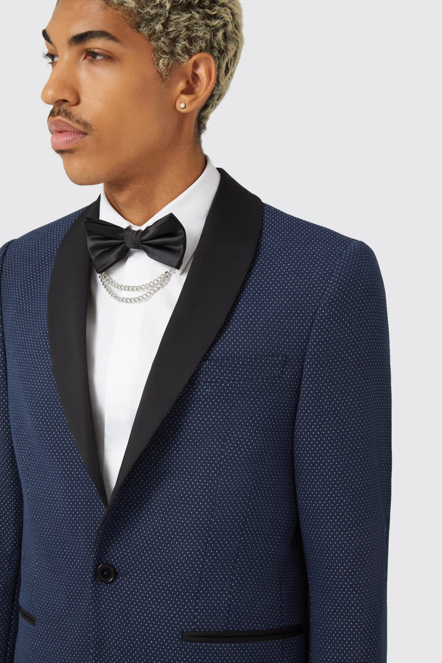 Neale Navy Jacquard Jacket TT x AM - ARCHIVE