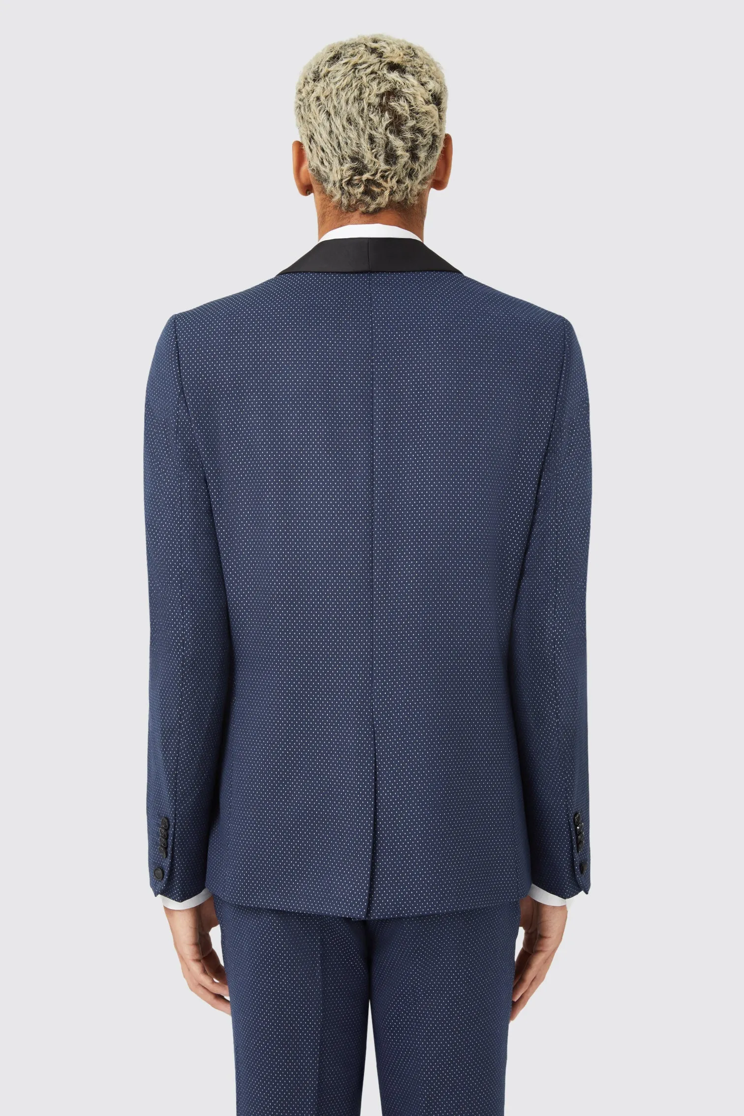 Neale Navy Jacquard Jacket TT x AM - ARCHIVE